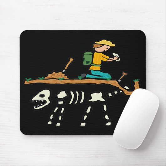 Tapis De Souris Fossil Hunting (Avec souris)