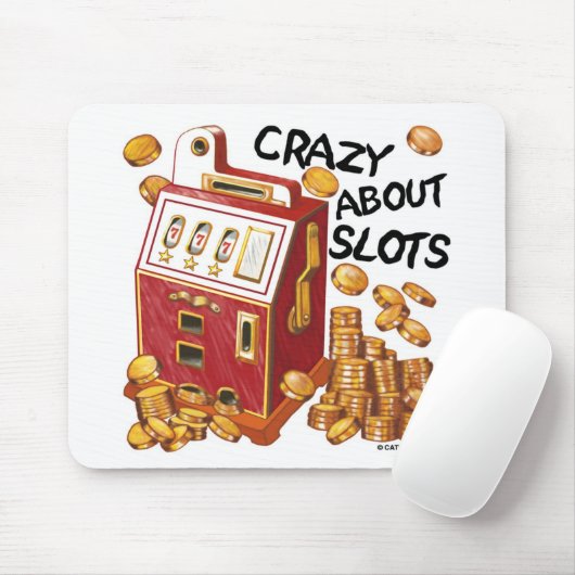 Tapis De Souris Fou à propos des fentes (Avec souris)