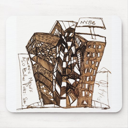 Tapis De Souris fou blanc (Devant)