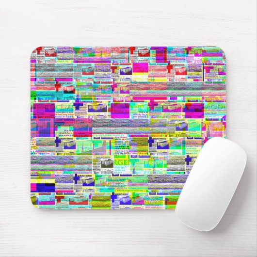 tapis de souris fou de conception (Avec souris)