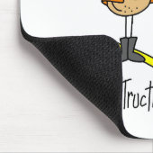 Tapis De Souris Fou de construction (Coin)