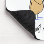 Tapis De Souris Fou de pêche (Coin)