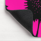 Tapis de souris fou de roses indien et de noir de (Coin)