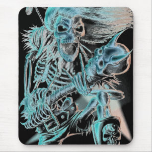 Tapis De Souris Fou effrayant Mousepad de guitare