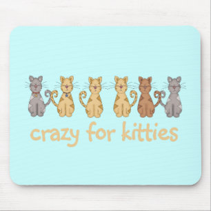 Tapis De Souris Fou pour des T-shirts et des cadeaux de minous