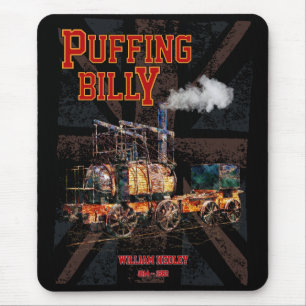 Tapis De Souris Foudre Billy Steam Train Anglais Locomotive