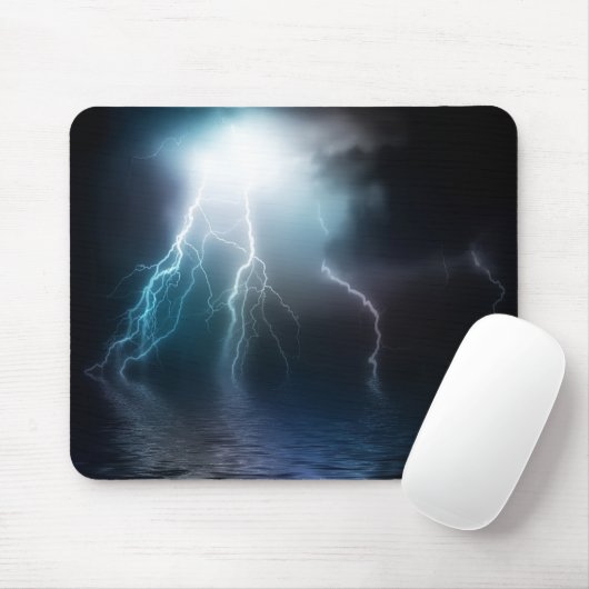 Tapis De Souris Foudre Mousepad (Avec souris)