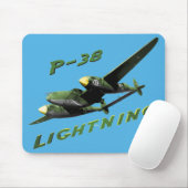 Tapis De Souris Foudre P-38 (Avec souris)