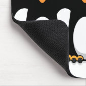 Tapis De Souris Foule des pingouins drôles de bande dessinée sur (Coin)