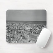 Tapis De Souris Foule sur la plage (Avec souris)