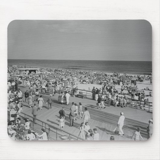 Tapis De Souris Foule sur la plage (Devant)