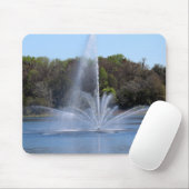 Tapis De Souris Fountain on a Lake (Avec souris)