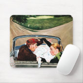Tapis De Souris Fourchette dans la route (Avec souris)