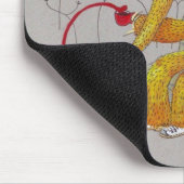 Tapis De Souris fourmilier jaune (Coin)