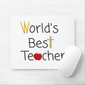 Tapis De Souris Fournitures de la meilleure école de Cool du monde (Avec souris)