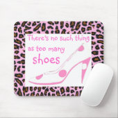 Tapis De Souris Fourrure de léopard et talon haut ShoesPink de (Avec souris)