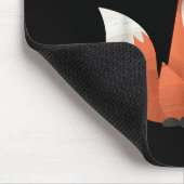 Tapis De Souris Fox Autumn Leaves Cute Animal Woodland Fall Nature (Coin)