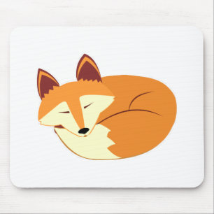 Tapis De Souris Fox de sommeil