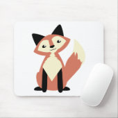 Tapis De Souris Fox mignon de Tête-inclinaison (Avec souris)