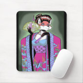 Tapis De Souris Fox Mousepad de geisha (Avec souris)