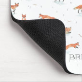 Tapis De Souris Fox personnalisé d'aquarelle (Coin)