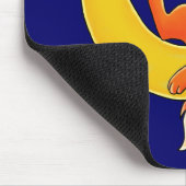 Tapis De Souris Fox somnolent de lune (Coin)