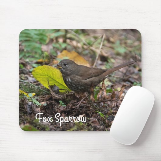 Tapis De Souris Fox Sparrow (Avec souris)