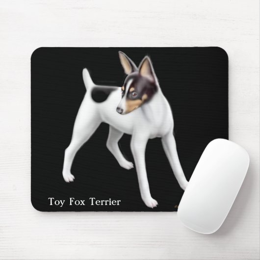 Tapis De Souris Fox Terrier Mousepad de jouet (Avec souris)