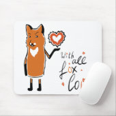 Tapis De Souris Foxy Love (Avec souris)