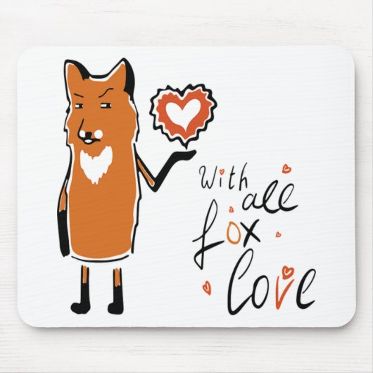 Tapis De Souris Foxy Love (Devant)