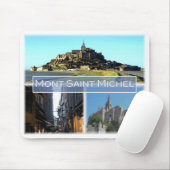 Tapis De Souris FR France - Normandie - Mont Saint Michel - (Avec souris)