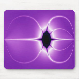 Tapis De Souris Fractage Violet Et Blanc