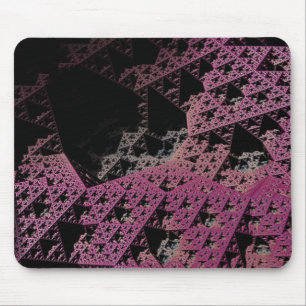 Tapis De Souris Fractal 3D Sci-Fi vaisseau spatial violet MP06