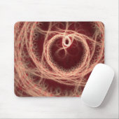 Tapis De Souris Fractal Coeur Mousepad (Avec souris)