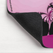 Tapis De Souris Fractal Garden pink (Coin)