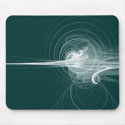 Tapis De Souris Fractal Swirl - Vert forestier (Devant)