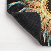 Tapis De Souris Fractal Tournesol Mousepad (Coin)
