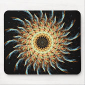 Tapis De Souris Fractal Tournesol Mousepad (Devant)