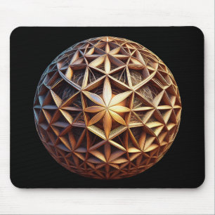 Tapis De Souris Fractale 3D de l'éponge de Sierpinski