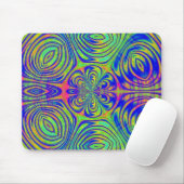 Tapis De Souris Fractale 96, Mousepad (Avec souris)