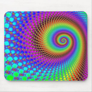 Tapis De Souris Fractale Abstraite