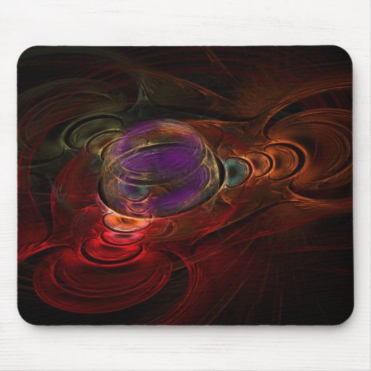 Tapis De Souris Fractale Abstraite (Devant)