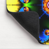 Tapis De Souris Fractale bleue Mousepad de remous (Coin)