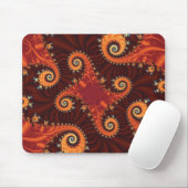 Tapis De Souris Fractale d'automne (Avec souris)
