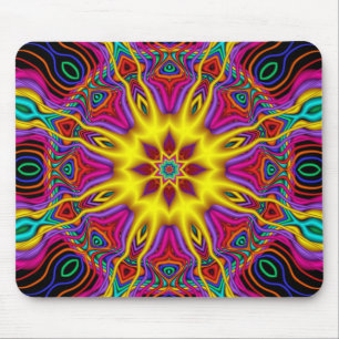 Tapis De Souris Fractale de lever de soleil