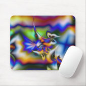 Tapis De Souris Fractale d'imaginaire de papillon (Avec souris)