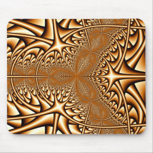Tapis De Souris Fractale en bronze Mousepad