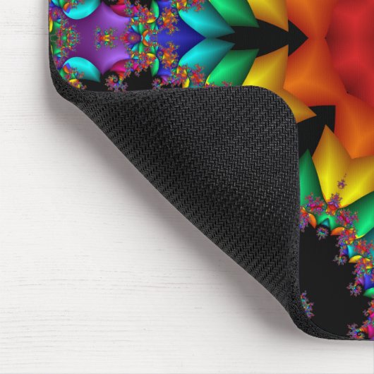 Tapis De Souris Fractale florale (Coin)