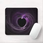 Tapis De Souris Fractale Mousepad de Purple Heart (Avec souris)