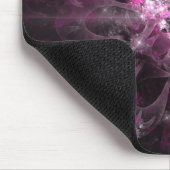 Tapis De Souris Fractale noire et rose (Coin)
